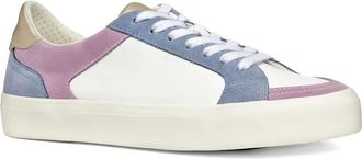 Geox Emmeleny Leisure leather panelled sneakers - White