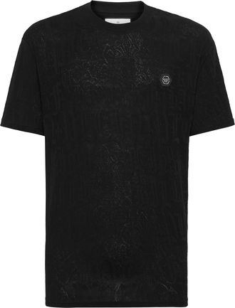 Philipp Plein T-Shirt Ronde Hals Monogram