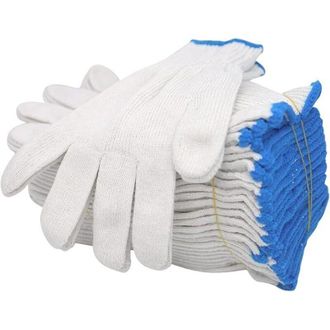 OEM 12 Pares (24 Piezas) De Guantes De Trabajo De Nailon, Guantes De Seguridad, De Punto, Ligeros, Gruesos, El&aacute;sticos, Guantes Protectores -crezuo