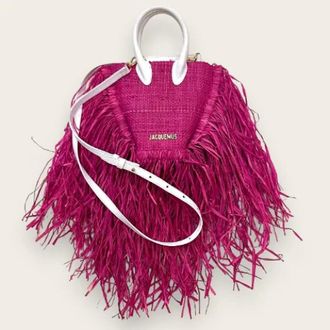 Jacquemus Pre-owned Mini Bags, female, Pink, Size: ONE SIZE Pre-owned Le Petit Baci Mini Bag