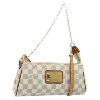 Louis Vuitton Pre-owned Cross Body Bags, female, White, Size: ONE SIZE Pre-owned Damier Azur Shoulder Bag
