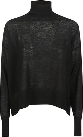 C.T. Plage Coltrui - Dames - Cashmere truien - Zwart - M - Kasjmier - Truien & Vesten