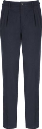Incotex Blue Zip Fastening Formal Pants