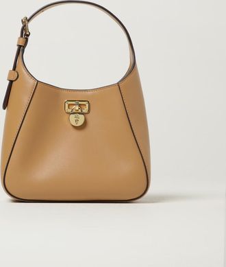 Lauren Ralph Lauren Borsa a spalla in pelle di vitello Lauren Ralph Lauren