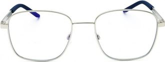Nike Square Full Rim Eyeglasses - Silver