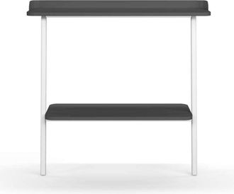 HERDASA Herdasa - Recibidor Modelo 787 Acabado Grafito/blanco, 87.5 Cm (alto) X 111 Cm (ancho) X 31 Cm (prof.)