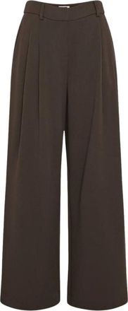 Moss Copenhagen MSCHHenrika HW Pants - Dames - Broeken - Bruin - Maat: XL
