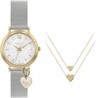Radley London Womens RY4517A-SET Ladies Watch and Necklace Gift Set - Rose Gold - One Size