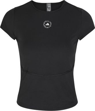 Stella McCartney Adidas X Stella Mccartney Training Logo Stretch-jersey T-shirt - Black - S (UK8-10 / S)