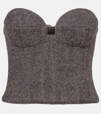 Magda Butrym Wool-blend corset