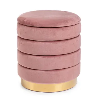 BIZZOTTO Bizzotto - Pouf Contenitore Darina Rosa Antico S