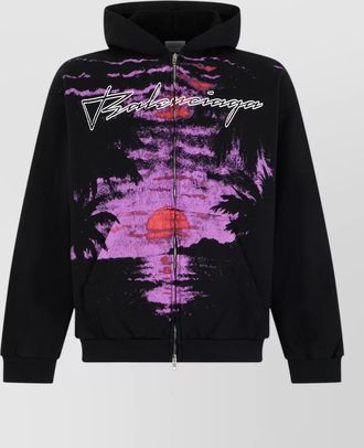 Balenciaga cotton zip hoodie
