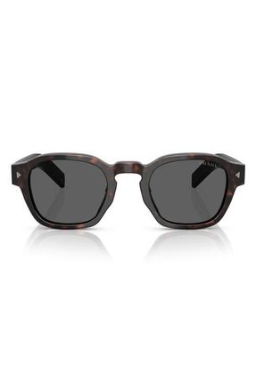 Prada 53mm Phantos Sunglasses in Dark Grey at Nordstrom