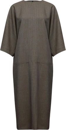 Maison Margiela Kleedjes, Dames, Bruin, S, Midi Kleedjes