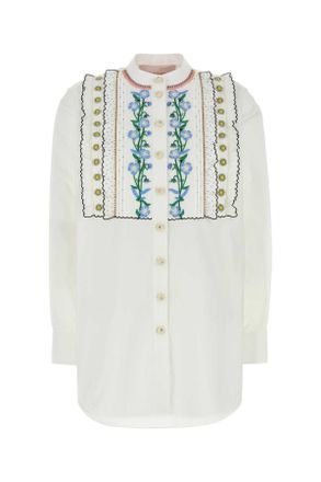 Valentino Garavani Witte Poplin Overhemd