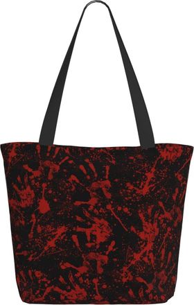 AOOEDM Horror Blood Splatter Ladies Shopping Bag 13x11x7in.The Perfect ValentineS Day Gift.It Is The Best ValentineS Day Gift For Mom, Daughter, Wife,Etc