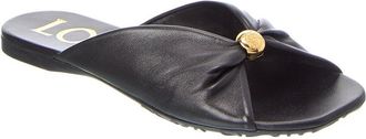 Loewe Pebble Soft Leather Slide