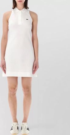 Lacoste polo collar sleeveless short dress design