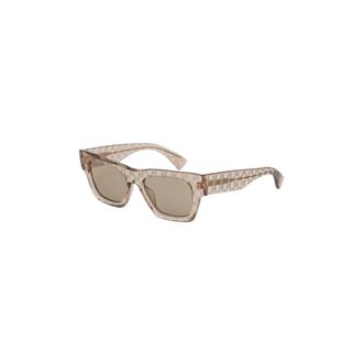 Gucci Zonnebrillen - Dames - Accessoires - Beige - Maat: 52 MM