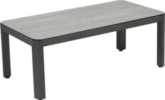 EDÈN JARDÍ Mesa auxiliar cristal templado tipo cerámica antracita