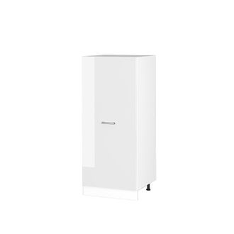 Vicco Mueble Despensa Universal R-line, Blanco Alto Brillo, 60 Cm Con Puerta Grande