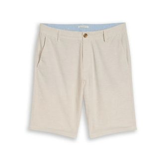Tom Tailor Chino Shorts - Heren - Korte broeken - Beige - Maat: W34 Katoen