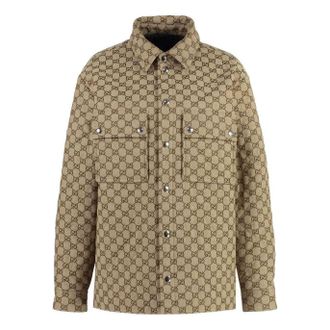 Gucci GG Canvas Shirt Beige Ebony 762162-ZAPKE-2190