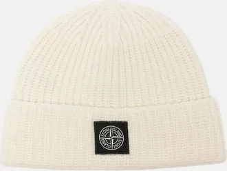 Stone Island Mens Patch Logo N100012 Hat Cream - Size: OS