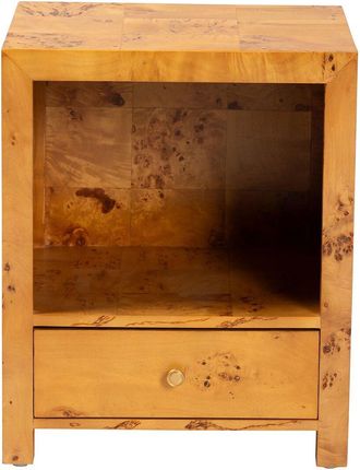 Baxton Studio Camira Modern & Contemporary Wood 1-Drawer Nightstand