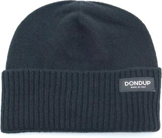 Dondup Shaved Cashmere Hat - unisex - Hoeden - Blauw - ONE Size - Kasjmier - Accessoires