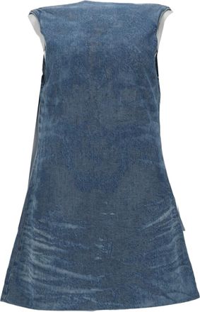 Diesel Sleeveless Scoop Neck Denim Dress