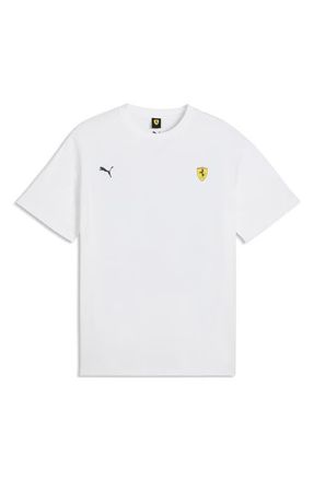 Puma Scuderia Ferrari Cotton Graphic T-Shirt in Puma White at Nordstrom, Size Xx-Large