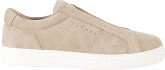 Hogan Brown H668 Slip-On Suede Leather Loafers