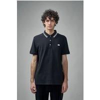 Valentino Cotton Piqué Polo Shirt with V-Logo Patch