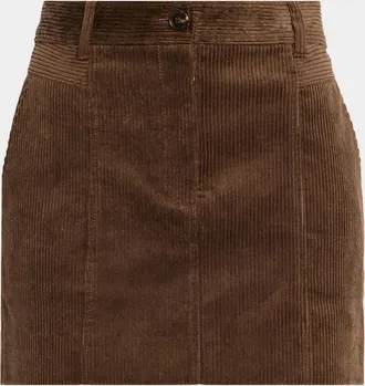 Paige Camden Mini Corduroy Skirt