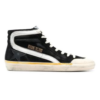 Golden Goose Slide Penstar - Heren - Schoenen - Zwart - Maat: 42 EU Leer