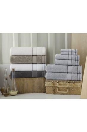 Enchante Home Monroe Turkish Cotton 6-Piece Towel Set - White at Nordstrom Rack