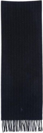 Polo Ralph Lauren Accessoires, Heren, Blauw, ONE Size, Kasjmier, Sciarpa in cashmere a righe sottili