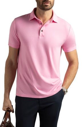 HyperNatural Pinehurst Classic Fit Cotton Blend Golf Polo in Hibiscus at Nordstrom, Size Xx-Large