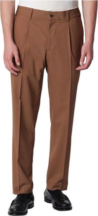 Santaniello Biagio Broeken - Heren - Nette broeken - Oranje - 2XL - Leer - Broeken