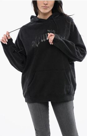 R13 Oversized NEW YORK Hoodie with Ton Sur Ton Print size Xs