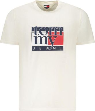 Tommy Hilfiger Witte Katoenen T-Shirt voor Mannen