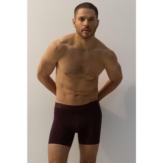 H&M 2-pack mid-length boxer briefs with lycra in Burgundy at Nordstrom, Size Xxx-Large