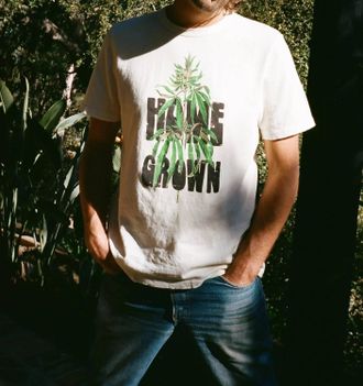 Stoned Immaculate Homegrown Unisex Tee In Ivory