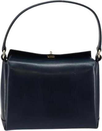 Gucci Pre-owned Handbags, female, Blue, Size: ONE SIZE Pre-owned Leather Handbag
