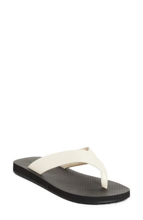 The Row Dune Classic Ginza Flip Flop in Ivory/Black at Nordstrom, Size 10Us