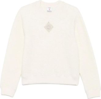 Casablanca Sweater met logo - Wit