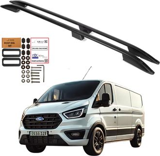 OEM Barras De Techo Ford Transit Custom Short Del 2012 Al 2023 Color Negro