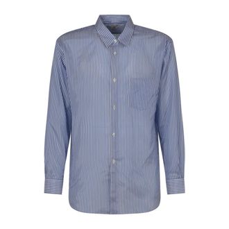 Comme Des Gar&ccedil;ons Casual Shirts, male, Blue, Size: XL Woven Shirt