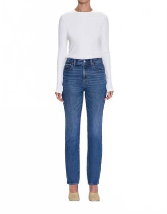 Pistola Denim Bri High Rise Slim Straight Jean In Victory